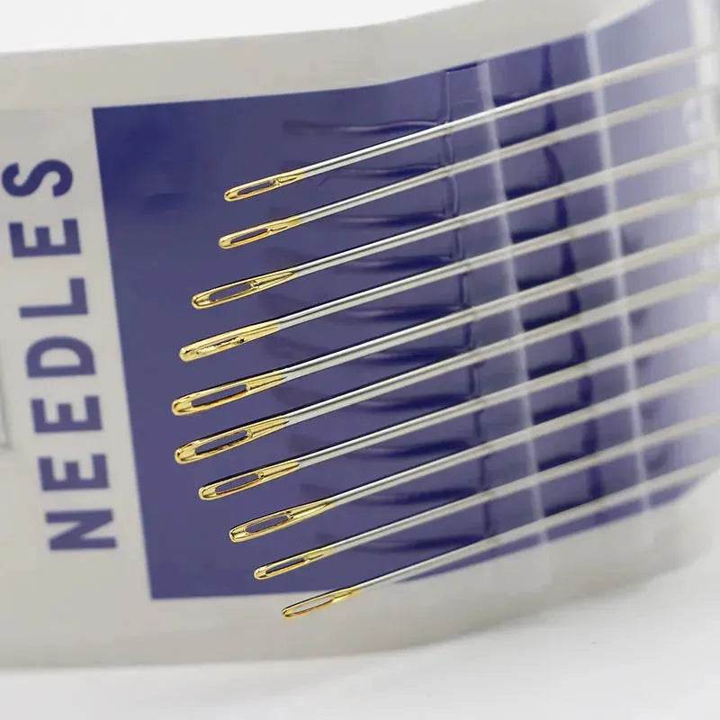 10 pcs Hand Sewing Embroidery Needle Self Threading Needles - www.Shopthatapp.com