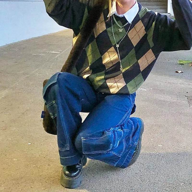 Women's High-waist Casual Trousers With Pocket Drape Bootcut Jeans - www.Shopthatapp.com