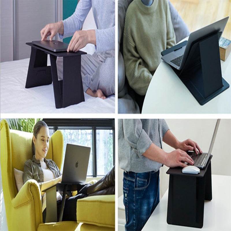 Portable Foldable Laptop Stand Plastic Laptop desk stand - www.Shopthatapp.com