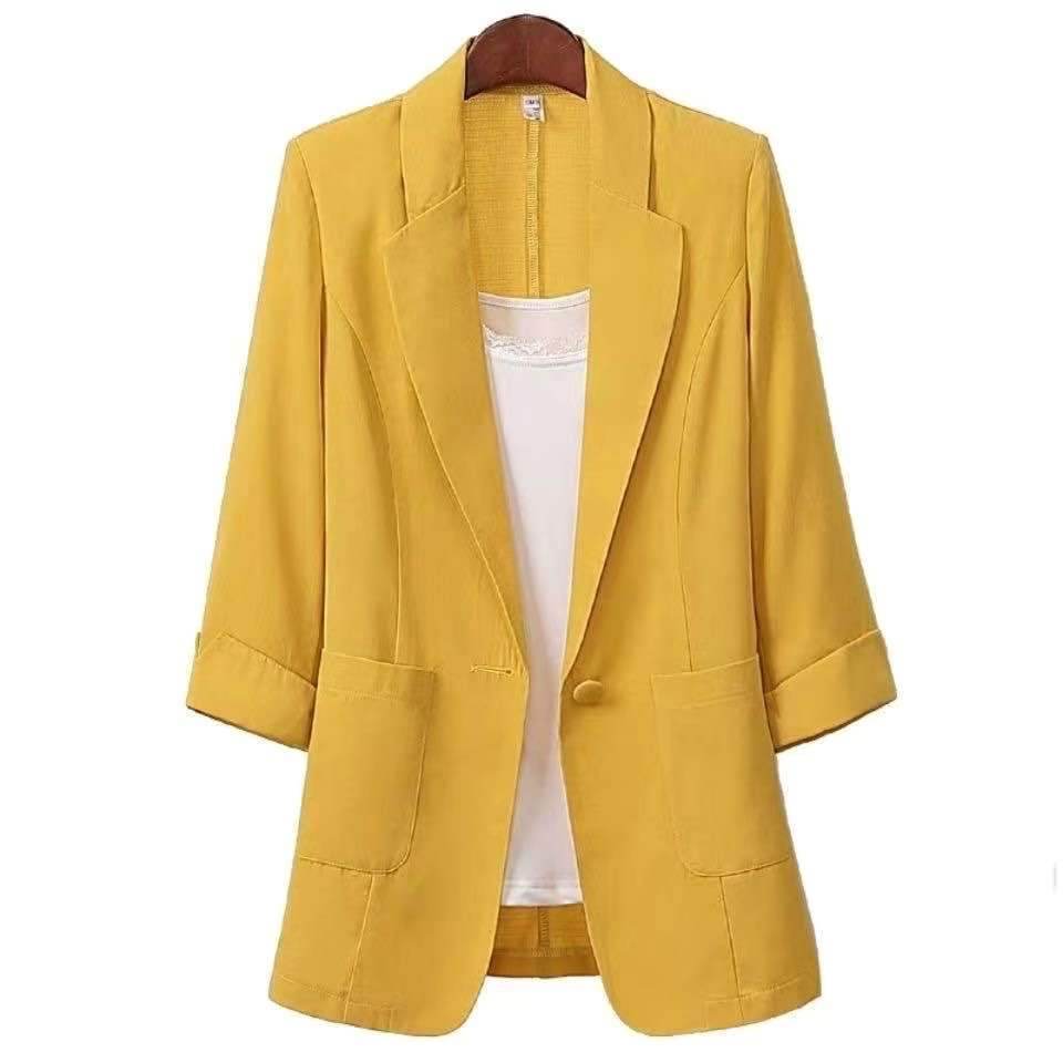 Spring Summer Formal Office Blazer Jacket for women - www.Shopthatapp.com
