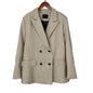 Spring Blazer Women Double Breasted Oversized jacket - www.Shopthatapp.com