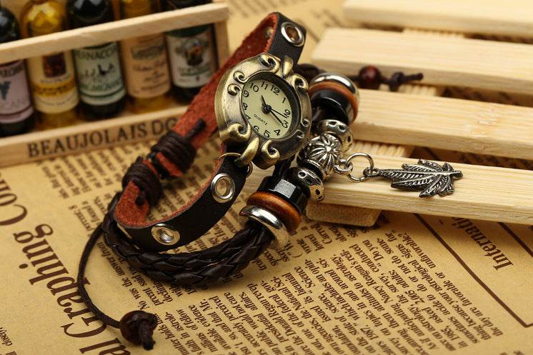 Factory Direct Genuine Leather Bracelet Watch Retro Leather Bracelet Watch Beaded Bracelet Yiwu Wholesale Jewelry - www.Shopthatapp.com