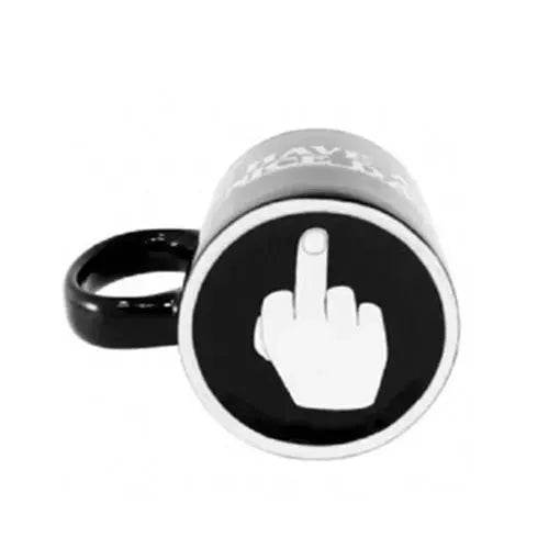 Character Ceramic Middle Finger Cup Coffee Cup With Middle Finger Up - www.Shopthatapp.com