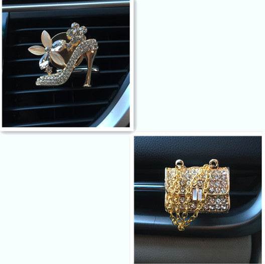 Creative Car Perfume High Heels Car Air Outlet Perfume Clip Car Air Freshener