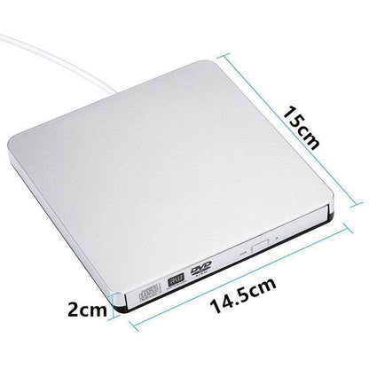 Computer External Mobile External Burning Optical Drive Tray Drive Disc Dvd Burner - www.Shopthatapp.com
