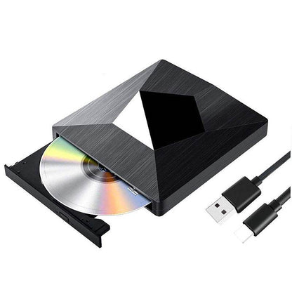 Computer External Mobile External Burning Optical Drive Tray Drive Disc Dvd Burner - www.Shopthatapp.com