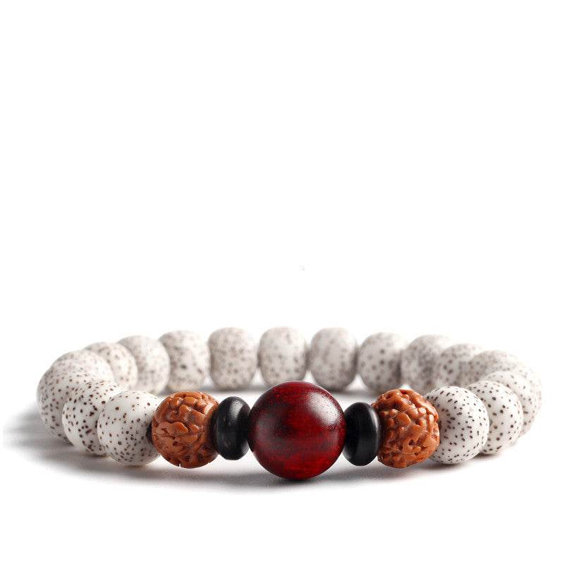 Bodhi Seed Root Bracelet Single Circle Bracelet Beads Beaded - www.Shopthatapp.com