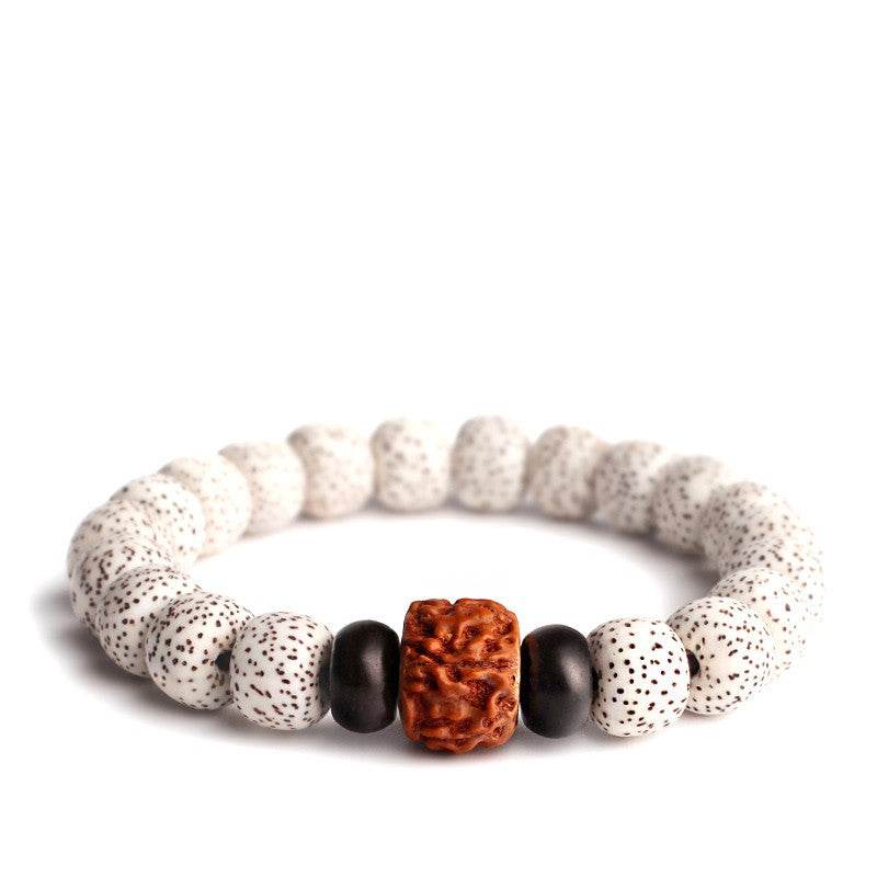 Bodhi Seed Root Bracelet Single Circle Bracelet Beads Beaded - www.Shopthatapp.com