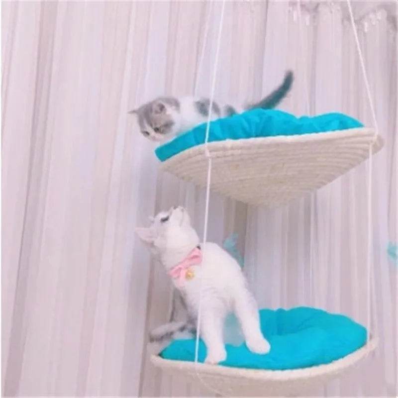 Cat Climbing Frame Cat Litter Cat Tree Cat Jumping Platform Cat Scratching Frame - www.Shopthatapp.com