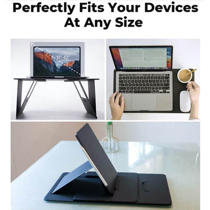 Portable Foldable Laptop Stand Plastic Laptop desk stand - www.Shopthatapp.com