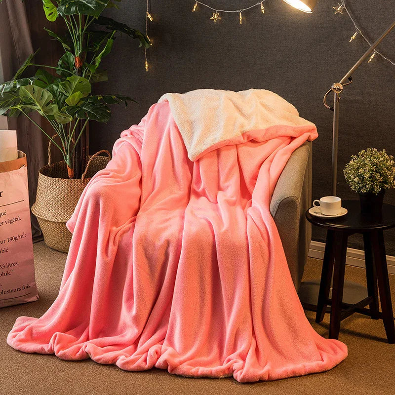 Thicken Blanket Sofa Cover Blanket - www.Shopthatapp.com