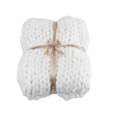 Coarse Wool Blanket Cover Blanket Wool Hand-woven Iceland Blanket Acrylic Blanket Wholesale - www.Shopthatapp.com