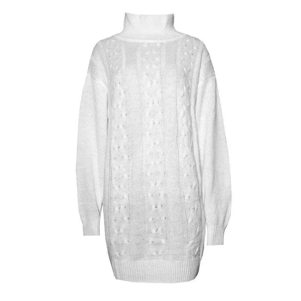 Autumn Winter Knitted Mini Sweater dress - www.Shopthatapp.com