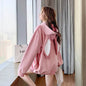 Cute Women Girls Rabbit Ears Plus Velvet Thick Hoodies Pullover Pocket Sweatshirts - www.Shopthatapp.com