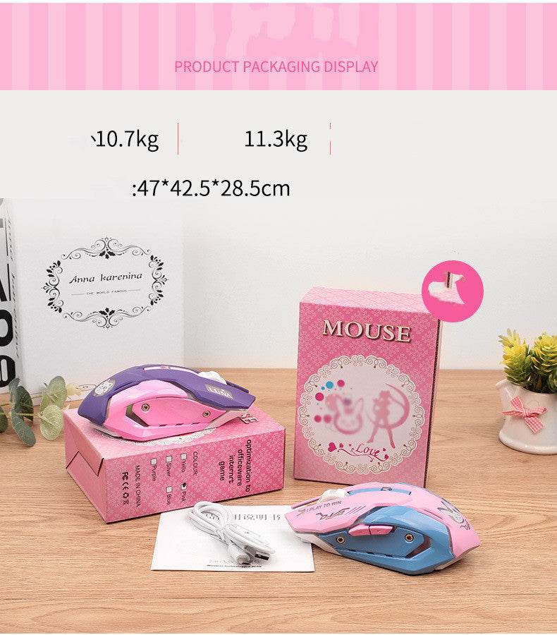 Computer Peripheral Accessories Mute Gaming Mouse - www.Shopthatapp.com