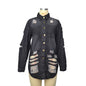 Denim Jacket Women Medium Length Cotton Lapel Style - www.Shopthatapp.com