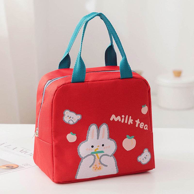 Portable Insulated Cartoon Girls Lunch Bag for Kids - www.Shopthatapp.com