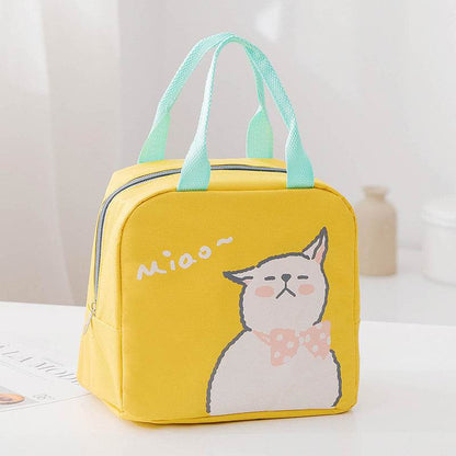 Portable Insulated Cartoon Girls Lunch Bag for Kids - www.Shopthatapp.com