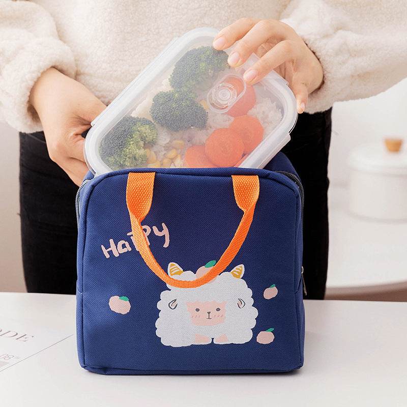 Portable Insulated Cartoon Girls Lunch Bag for Kids - www.Shopthatapp.com