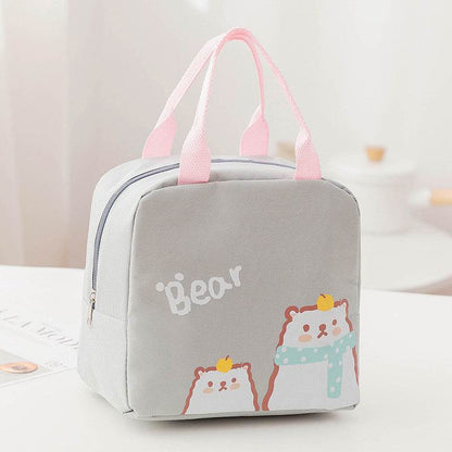 Portable Insulated Cartoon Girls Lunch Bag for Kids - www.Shopthatapp.com