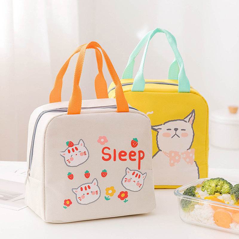 Portable Insulated Cartoon Girls Lunch Bag for Kids - www.Shopthatapp.com