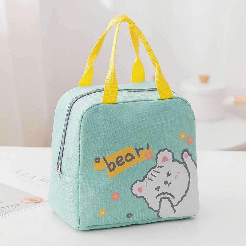 Portable Insulated Cartoon Girls Lunch Bag for Kids - www.Shopthatapp.com