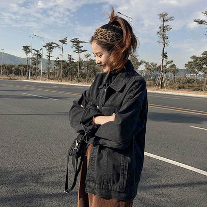 Casual Unisex Oversized loose Washed Denim Jacket - www.Shopthatapp.com