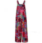 Casual Summer Cotton Floral Sleeveless loose Jumpsuit - www.Shopthatapp.com