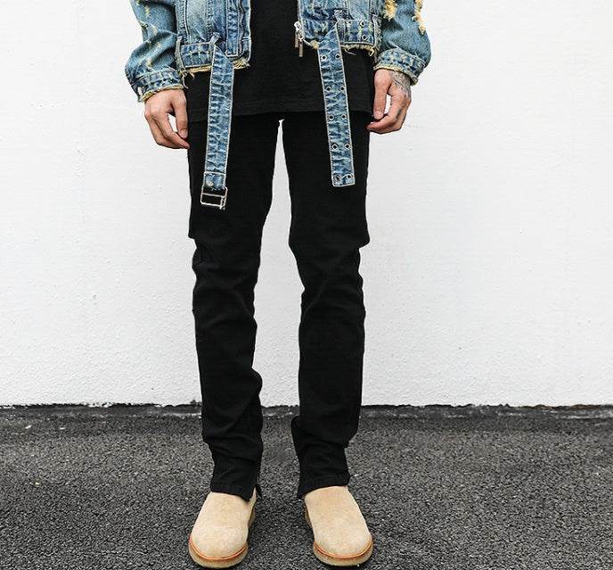 Ankle Zip Denim pant men Jeans - www.Shopthatapp.com