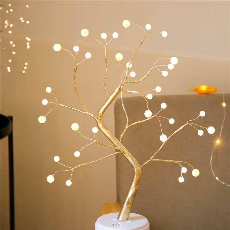 Led Copper Wire Light Bedroom Desk Table Light - www.Shopthatapp.com