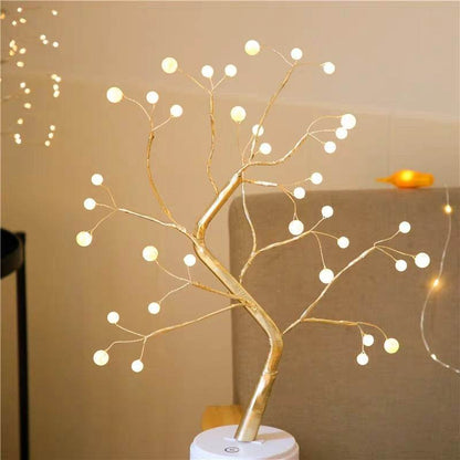 Led Copper Wire Light Bedroom Desk Table Light - www.Shopthatapp.com