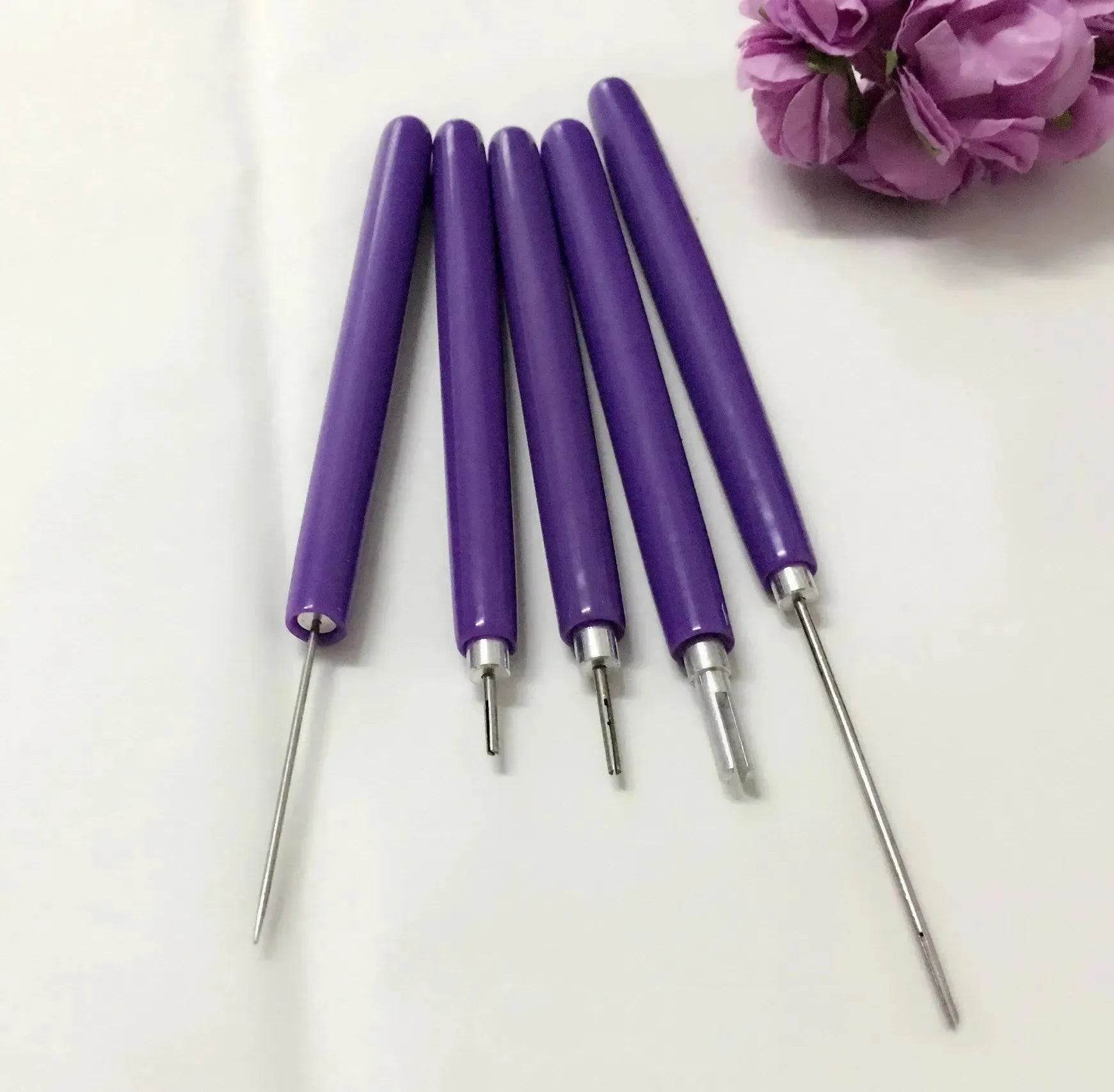 5PC Quilling Paper roller  Long And Short Quilling Needle Roll Paper Pen - www.Shopthatapp.com