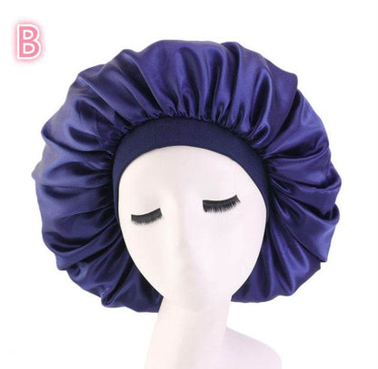 Beauty print Satin Silk Hair Bonnet for sleeping - www.Shopthatapp.com