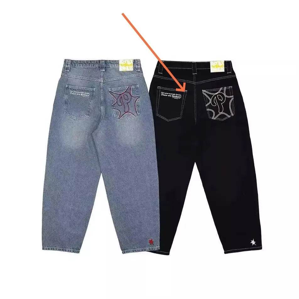 New Hip-hop Fashion Baggy Jeans Pant For Men And Women - www.Shopthatapp.com