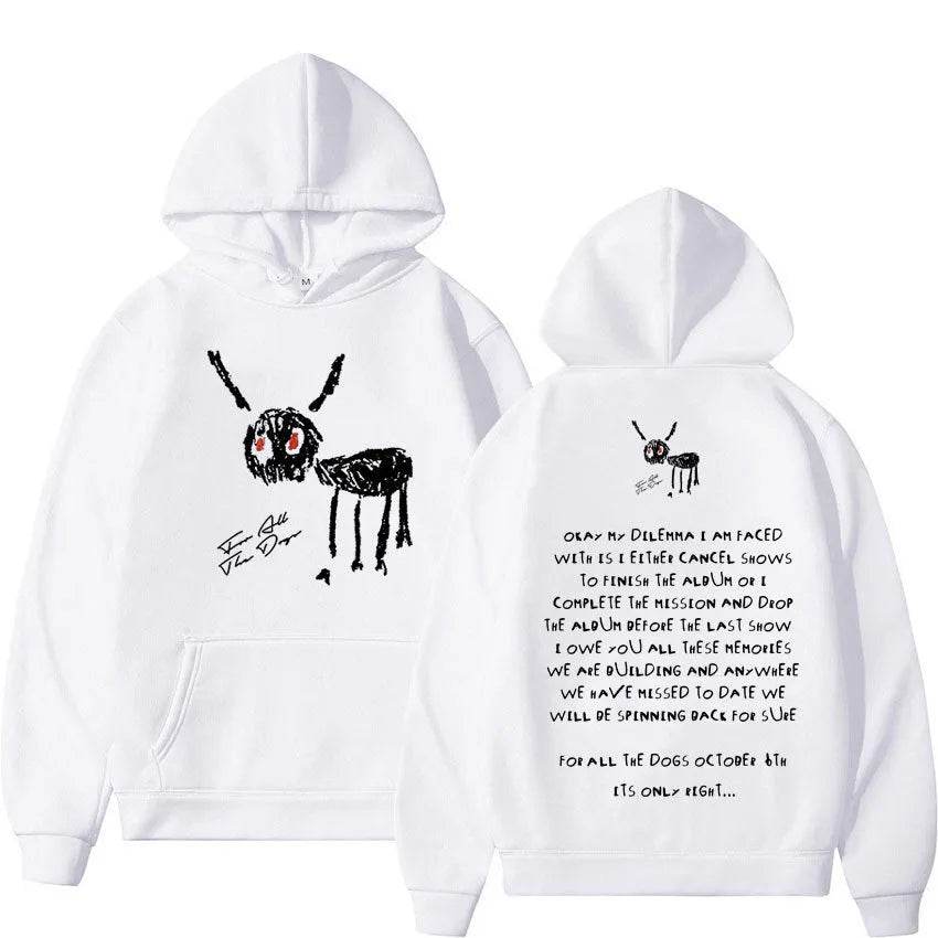 Rapper Drake For All The Dogs Letter Unisex Hoodie Sweatshirt - www.Shopthatapp.com