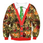 Autumn Winter Fashion Ugly Christmas Sweater Santa Elf Funny Pullover Womens Mens Print Sweaters Tops Clothing - www.Shopthatapp.com