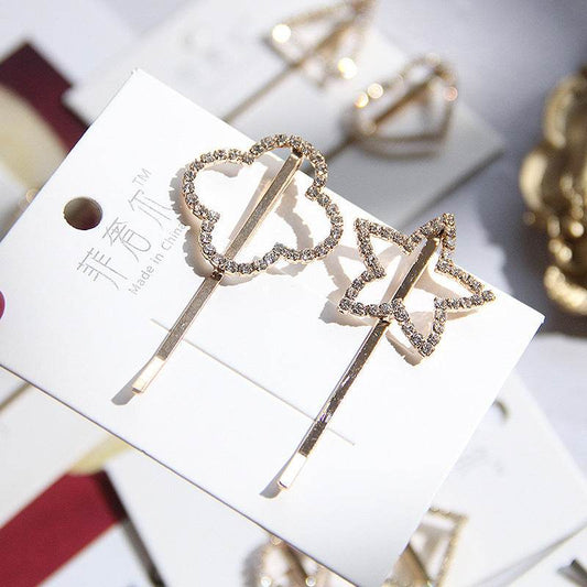 Rhinestone Bling hair clip women - www.Shopthatapp.com
