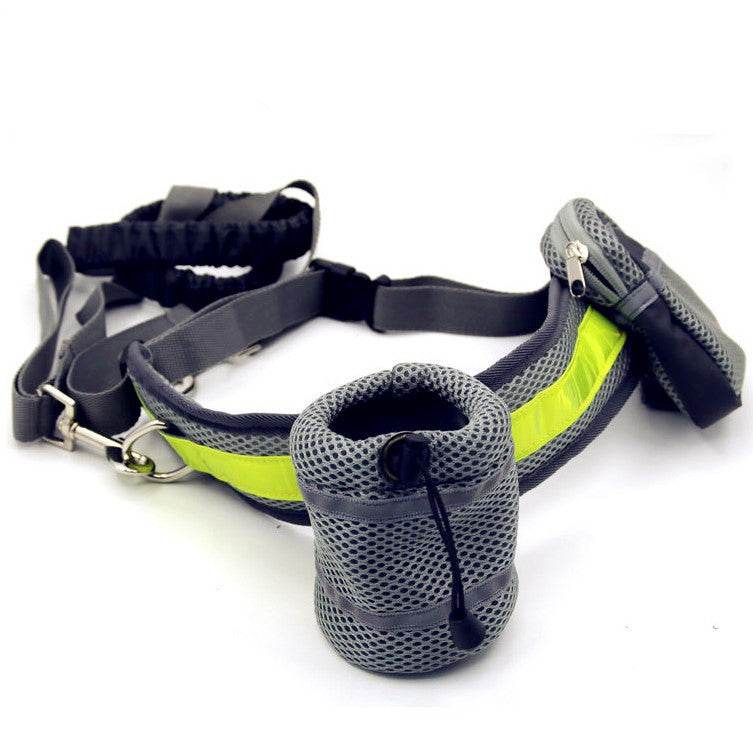 Adjustable Hands Free Dog Leash - www.Shopthatapp.com