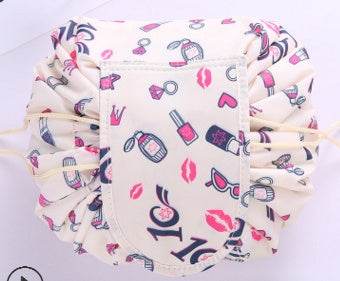 Animal Printing Large Capacity Drawstring Lazy Cosmetic Storage Bag - www.Shopthatapp.com