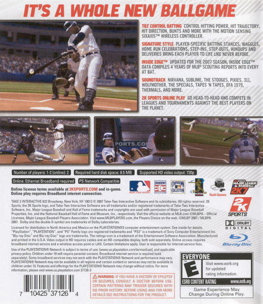 Major League Baseball 2K7 (usagé) - www.Shopthatapp.com