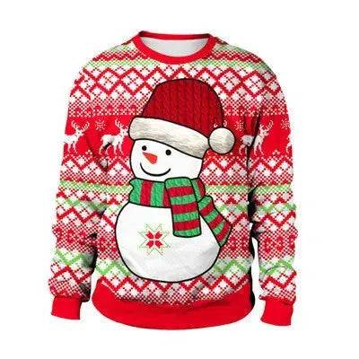 Ugly Christmas Sweater For gift Santa Deer Elf Funny Pullover - www.Shopthatapp.com
