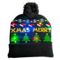 LED Christmas Hat Sweater Knitted Beanie Christmas Light Up Knitted Hat Christmas Gift  Kids Xmas New Year Decorations - www.Shopthatapp.com