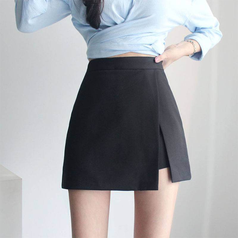 Elegant Hip Side Slit Mini Skirt for women - www.Shopthatapp.com