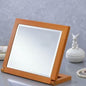 8 Tall Polyresin Adjustable Make-Up Mirror, Walnut Finish - www.Shopthatapp.com