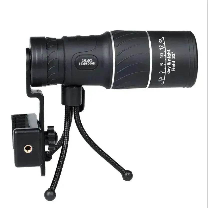 16X52 Dual Focus Zoom Optics  Night Vision Best Monocular High Definition Telescope for Adults - www.Shopthatapp.com
