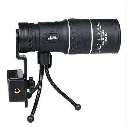 16X52 Dual Focus Zoom Optics  Night Vision Best Monocular High Definition Telescope for Adults - www.Shopthatapp.com