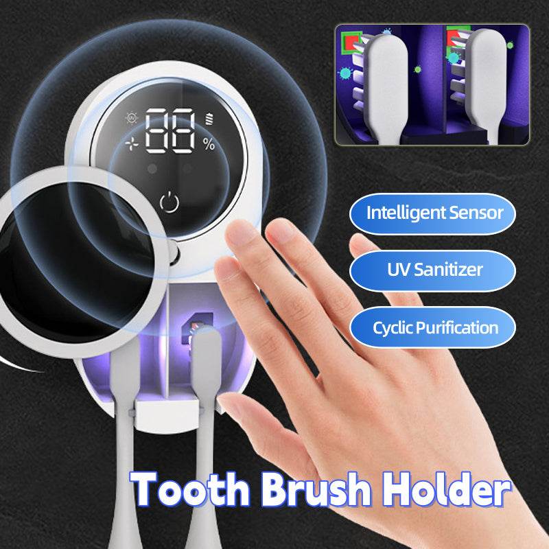 Tooth Brush Holder Sanitizer Uv Toothbrush Sanitizer Toothpaste Accessories Portable Toothbrush Sterilizer Portable Disinfectant - www.Shopthatapp.com