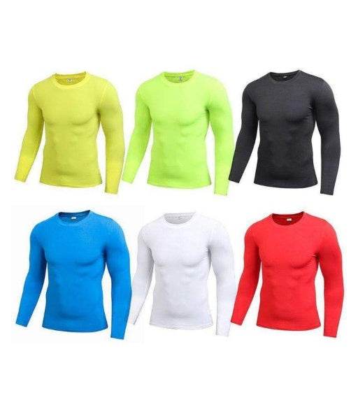 Men's Blank Long Sleeve Compression Top - www.Shopthatapp.com