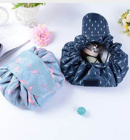 Animal Printing Large Capacity Drawstring Lazy Cosmetic Storage Bag - www.Shopthatapp.com