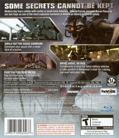 BlackSite: Area 51 (usagé) - www.Shopthatapp.com